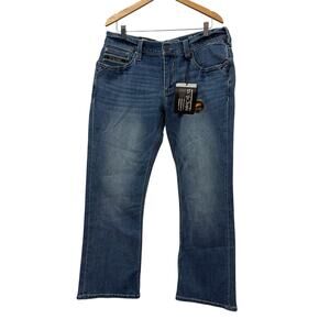 Howitzer Patriot Tactical Jeans Mens 33 x 30 Recon Blue Boot Cut Stretch New